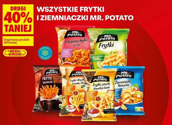 Wszystkie frytki i ziemniaczki Mr. Potato
