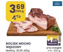 Boczek mocno wędzony Morliny