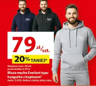 Bluza męska Everlast typu kangurka z kapturem