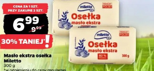 Masło ekstra osełka Miletto
