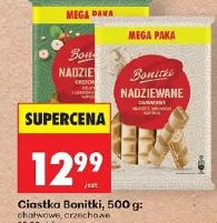 Ciastka Bonitki nadziewane chałwowe, orzechowe