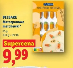 Belbake Marcepanowe marchewki