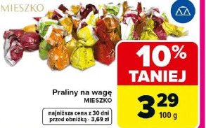 Mieszko praliny na wagę