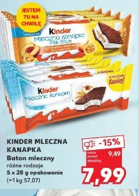 Kinder Mleczna Kanapka Baton mleczny różne rodzaje