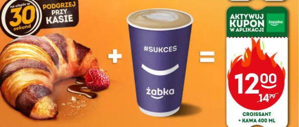 Croissant + kawa Żabka