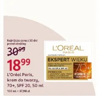 L'Oréal Paris, krem do twarzy, 70+, SPF 20