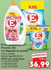 E Proszek, Żel lub Kapsułki do prania