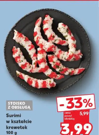 Surimi w kształcie krewetek