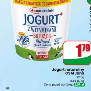 Jogurt naturalny OSM Jana