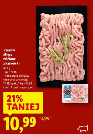 Rzeźnik Mięso mielone z karkówki