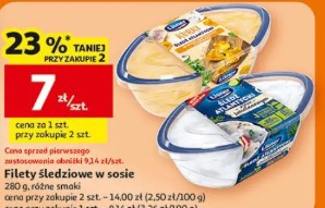 Filety śledziowe w sosie