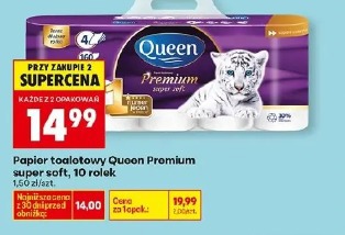 Papier toaletowy Queen Premium super soft