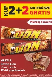 Nestlé baton Lion różne rodzaje