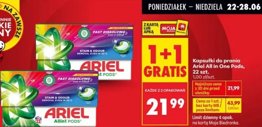 Kapsułki do prania Ariel All in One Pods