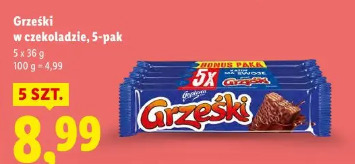 Grześki w czekoladzie, 5-pak