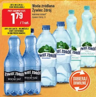 Woda źródlana Żywiec Zdrój