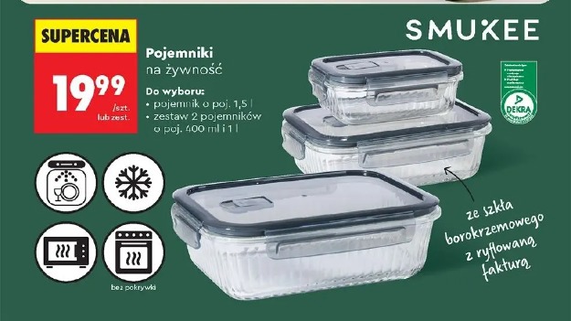 Pojemniki na żywność Smukee