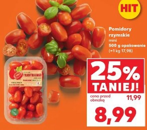 Pomidory rzymskie mini