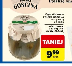 Ogórki kiszone Polska Gościna