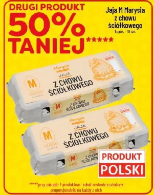 Jaja M Marysia z chowu ściółkowego