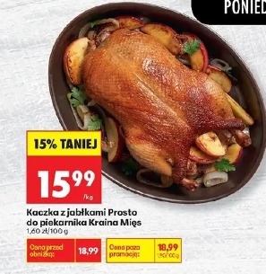 Kaczka z jabłkami Prosto do piekarnika Kraina Mięs