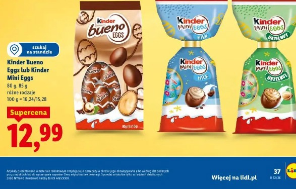 Kinder Bueno Eggs lub Kinder Mini Eggs