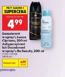 Antyperspirant lub Dezodorant w spray'u Be Beauty