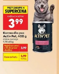 Karma dla psa Activ Pet, 400 g