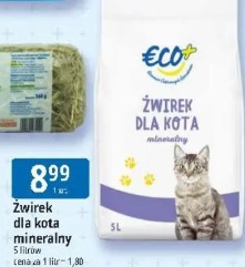 Żwirek dla kota mineralny Eco+