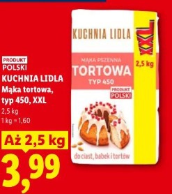 Kuchnia Lidla Mąka tortowa, typ 450, XXL