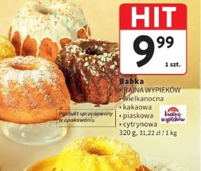 Babka Kraina Wypieków wielkanocna kakaowa