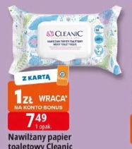 Nawilżany papier toaletowy Cleanic Harper Hygienics