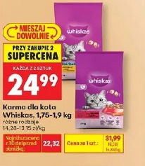 Whiskas karma dla kota, 1,75-1,9 kg