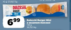Bułeczki Burger Mini z sezamem Dulcesol