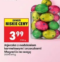 Jajeczka z nadzieniem karmelowym i orzeszkami Magnetic