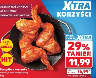 Skrzydła z kurczaka w marynacie paprykowej