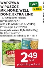 Warzywa w puszce MK, Home, Well Done, Extra Line