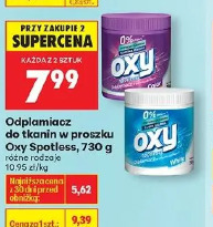 Odplamiacz do tkanin w proszku Oxy Spotless