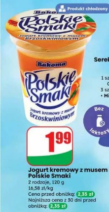 Jogurt kremowy z musem Polskie Smaki