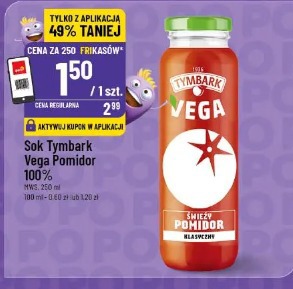 Sok Tymbark Vega Pomidor 100%