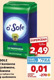 O'Sole Sól kamienna niejodowana do przetworów