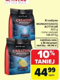 Activlab creatine monohydrate kreatyna