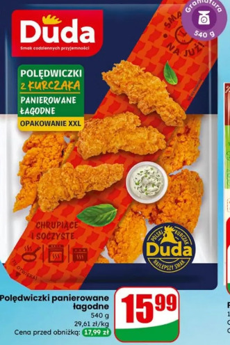 Polędwiczki panierowane łagodne Duda