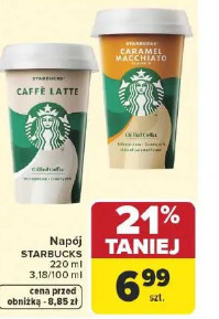 Napój Starbucks Caffe Latte, Caramel Macchiato