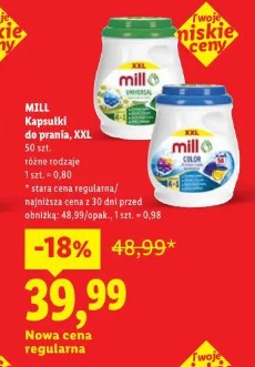 Mill Kapsułki do prania, XXL