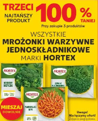 Mrożonki warzywne jednoskładnikowe HORTEX