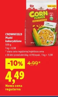 Crownfield Płatki kukurydziane
