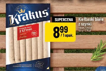Kiełbaski białe z szynki Krakus