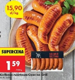 Kiełbasa rusztowa Czas na Grill