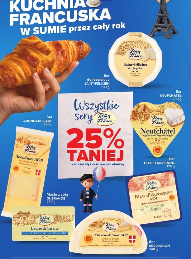 Wszystkie sery Reflets de France